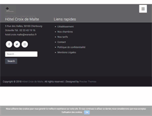 Tablet Screenshot of hotelcroixmalte.com